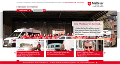 Desktop Screenshot of malteser-krefeld.de